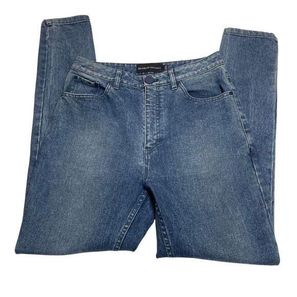 Brandon Maxwell High Rise Medium Wash Jeans size 28 - Picture 3 of 12